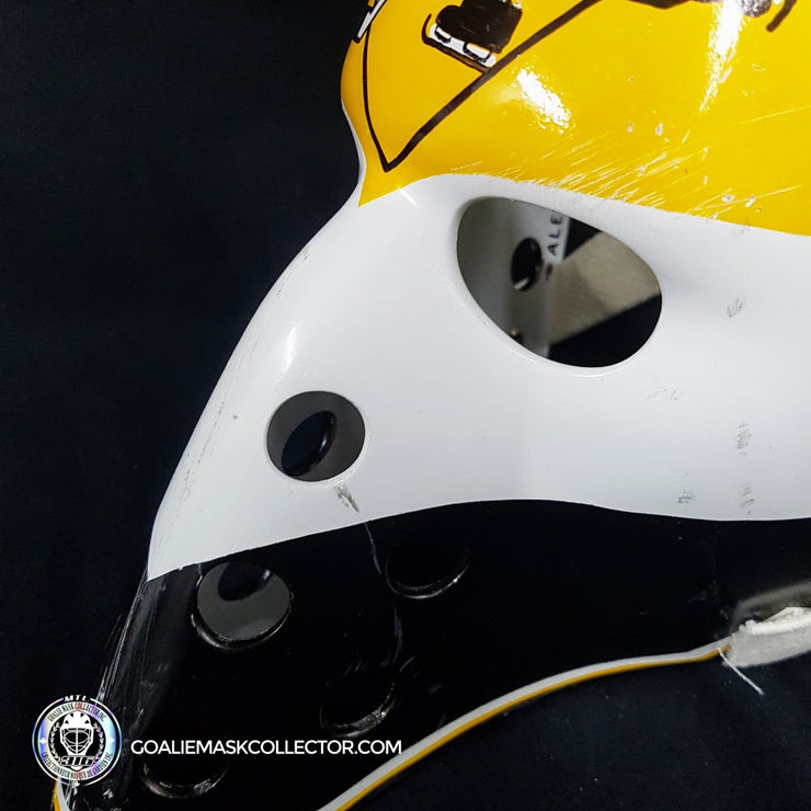 Michel Dion Unsigned Goalie Mask Pittsburgh Penguins Tribute