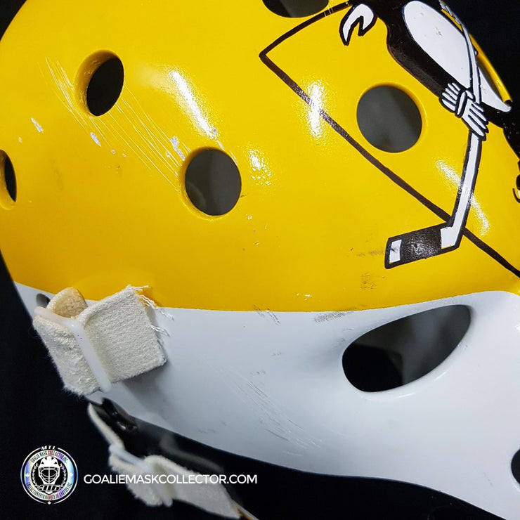 Michel Dion Unsigned Goalie Mask Pittsburgh Penguins Tribute
