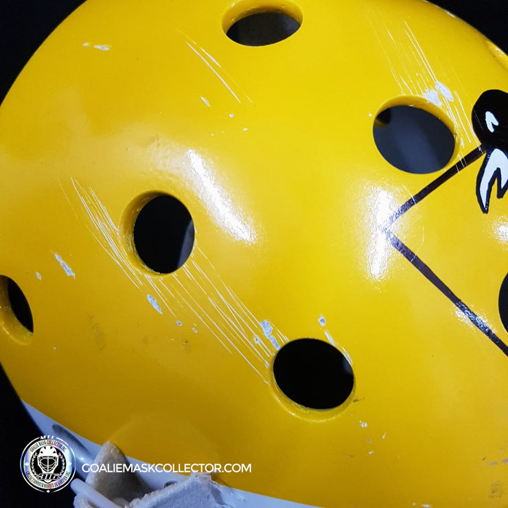 Michel Dion Unsigned Goalie Mask Pittsburgh Penguins Tribute