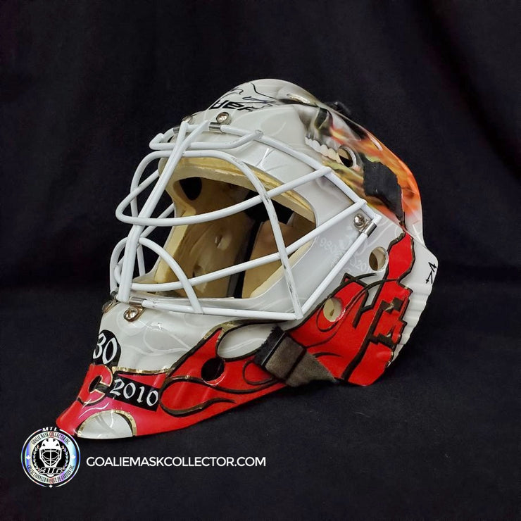 Miikka Kiprusoff Goalie Mask Unsigned Calgary V2 Tribute – Goalie