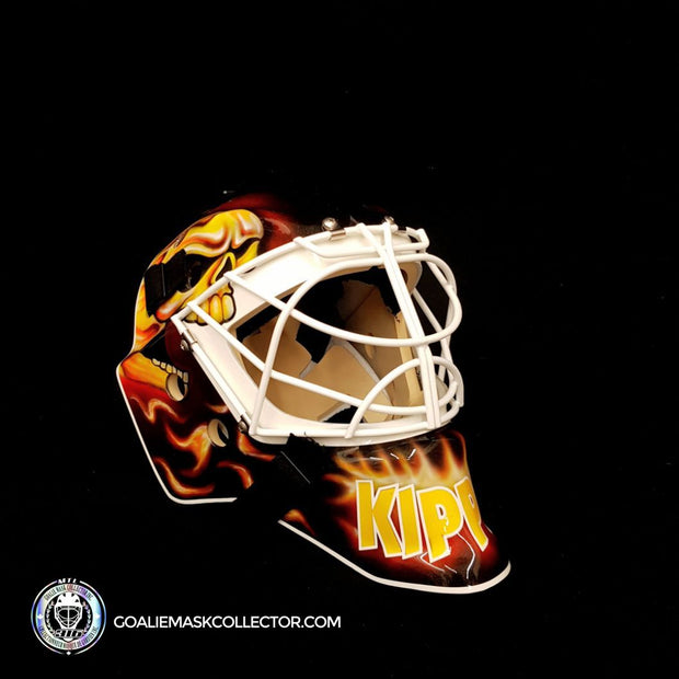 Miikka Kiprusoff Goalie Mask Unsigned Calgary V1 Tribute
