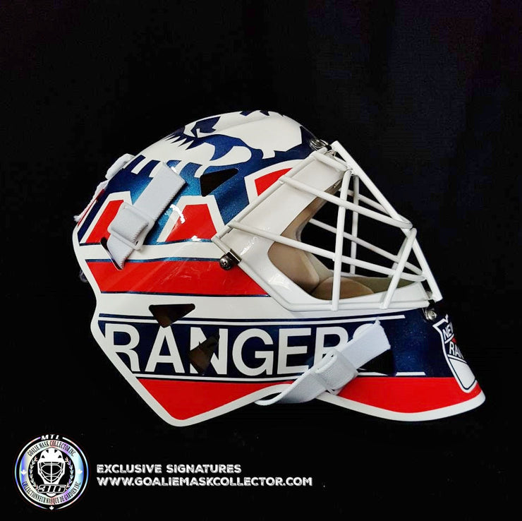 Mike Richter Signed Goalie Mask New York 1994 Classic V1 AS Edition Autographed