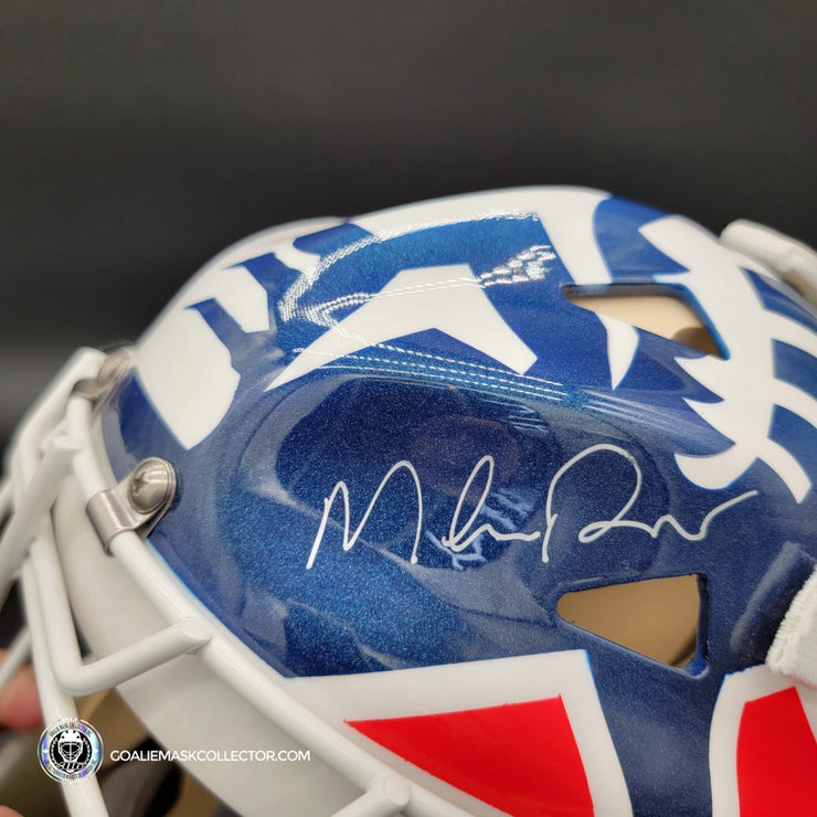 Mike Richter Signed Goalie Mask New York 1994 Classic V1 AS Edition Autographed