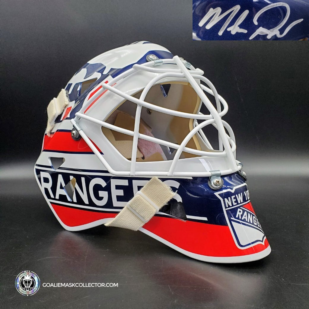 Mike Richter Signed Rangers Full-Size Hockey Mask (JSA COA)