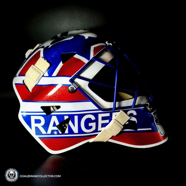 Mike Richter Signed Goalie Mask "The Man Glitter Collection" New York 1994 Classic V1 Signature Edition Autographed