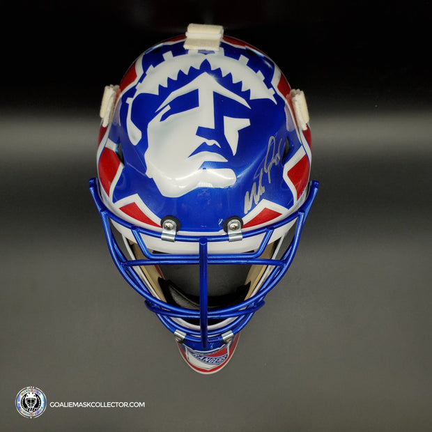 Mike Richter Signed Goalie Mask "The Man Glitter Collection" New York 1994 Classic V1 Signature Edition Autographed