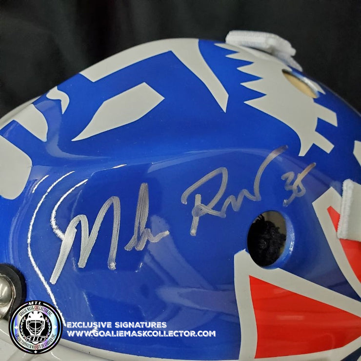 MIKE RICHTER SIGNED GOALIE MASK NEW YORK CLASSIC 1996 TRIBUTE SIGNATURE EDITION AUTOGRAPHED