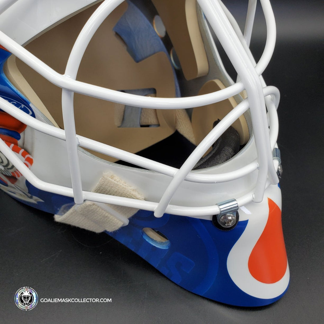 Mike Smith Goalie Mask Edmonton Grant Fuhr Tribute Signed by Grant Fuh – Goalie Mask Collector