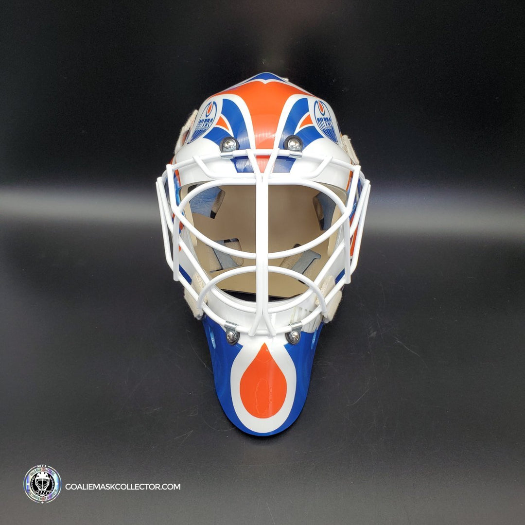 mike smith goalie helmet oilers Mike Smith Goalie Mask Edmonton Grant Fuhr Tribute Signed by Grant Fuh – Goalie  Mask Collector