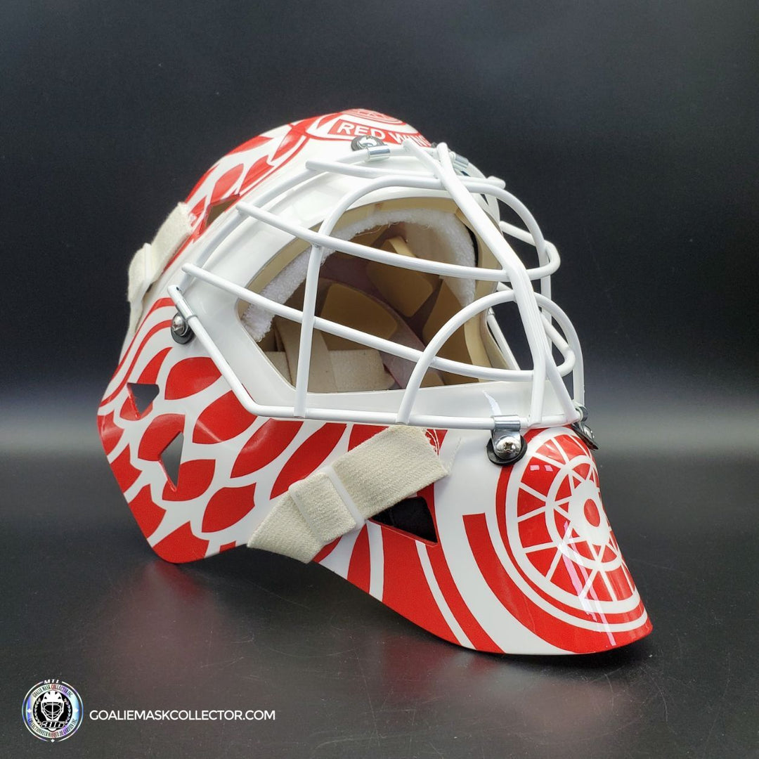 Mike Vernon Goalie Mask Unsigned Detroit V2 White