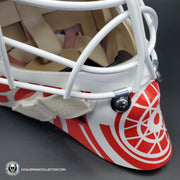 Mike Vernon Goalie Mask Unsigned Detroit V2 White