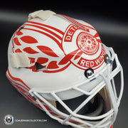 Mike Vernon Goalie Mask Unsigned Detroit V2 White