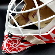 Mike Vernon Signed Detroit Red Wings Mini Goalie Mask JSA COA