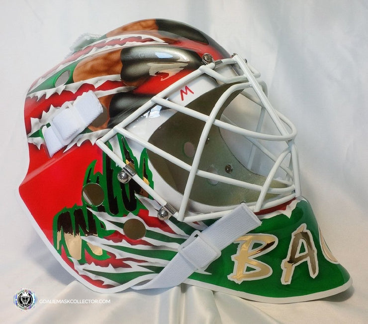 Niklas Backstrom Unsigned Goalie Mask Minnesota Wild Tribute