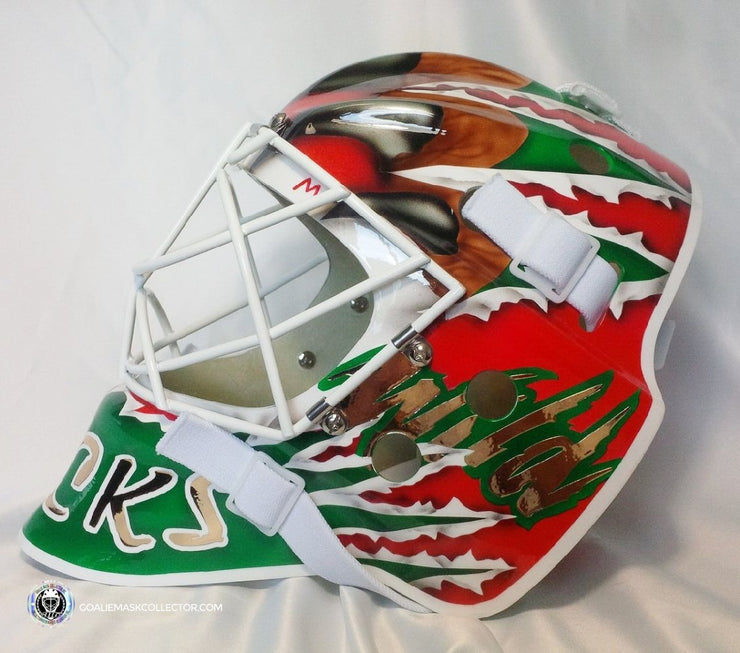 Niklas Backstrom Unsigned Goalie Mask Minnesota Wild Tribute