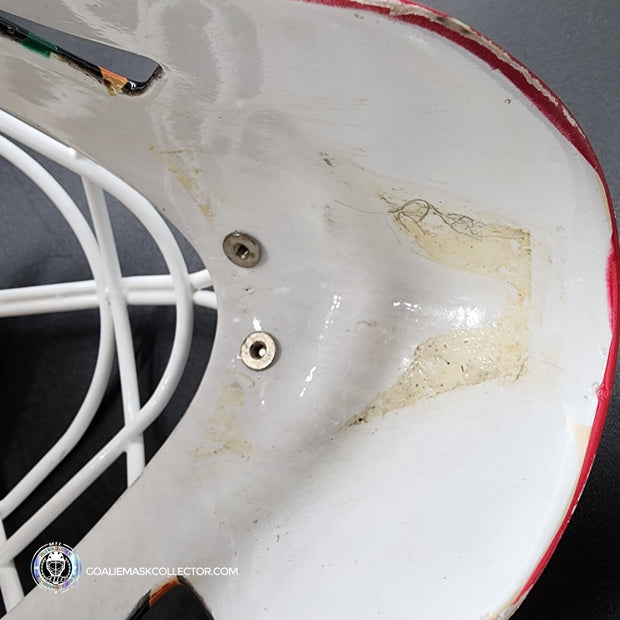 Nikolai Khabibulin Goalie Mask Game Worn 1998 Phoenix Coyotes Made and Painted by Greg Harrison