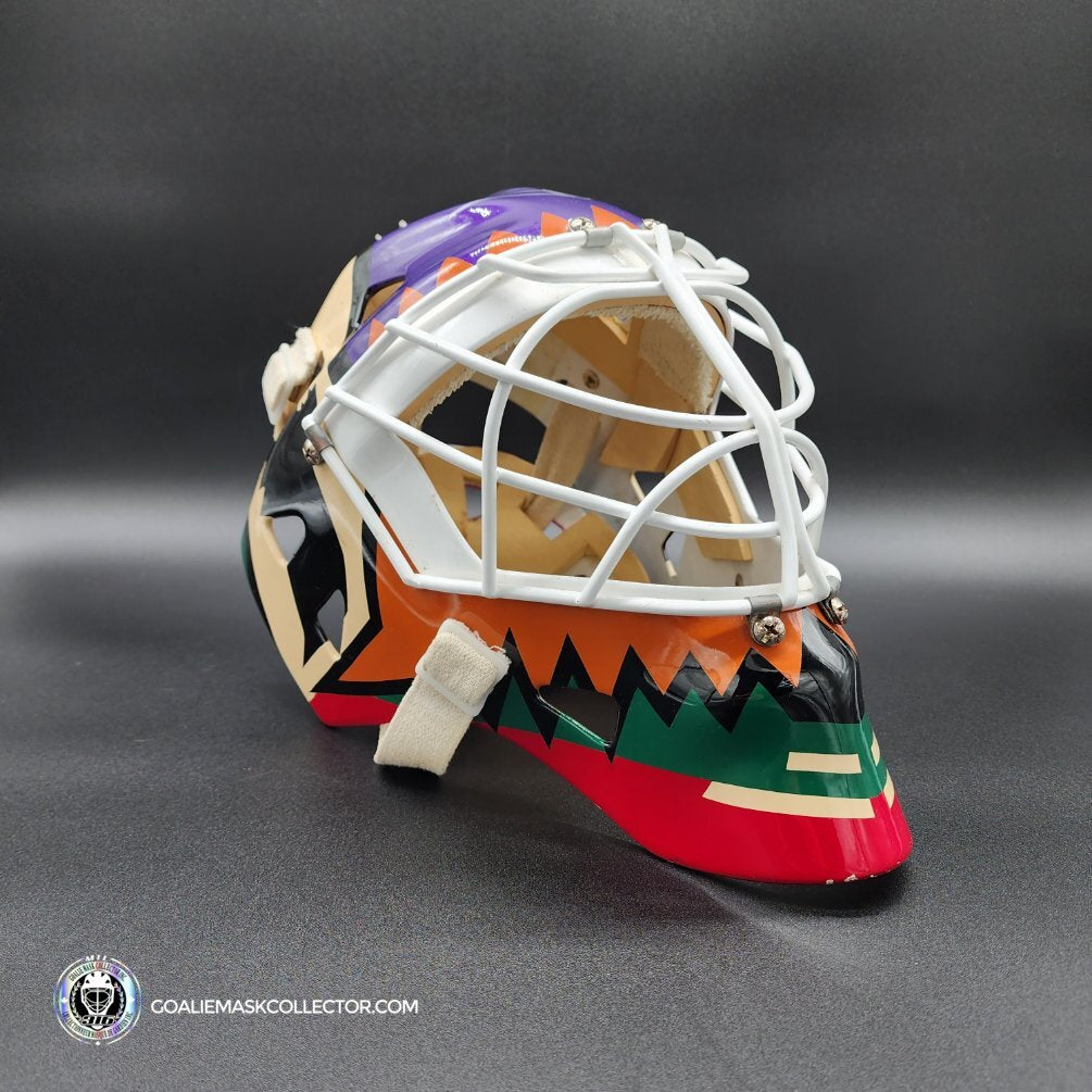 Nikolai Khabibulin Goalie Mask Game Worn 1998 Phoenix Coyotes Made