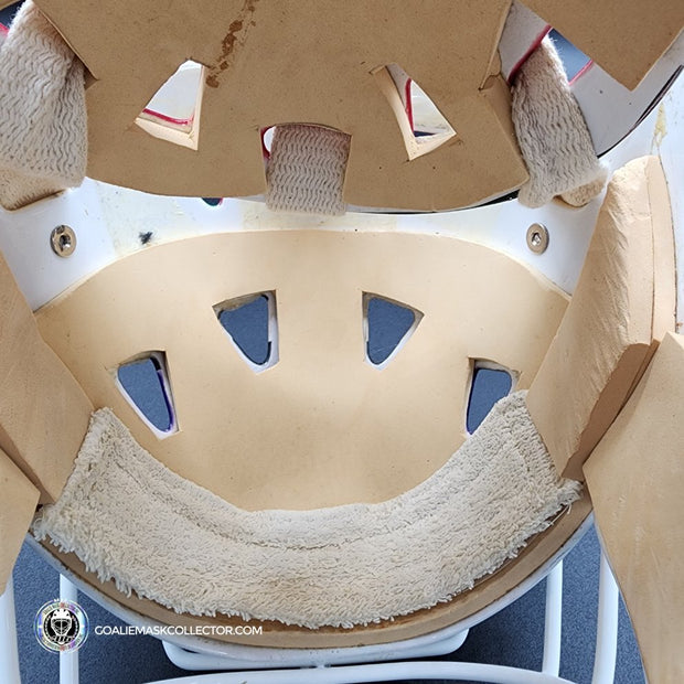 Nikolai Khabibulin Goalie Mask Game Worn 1998 Phoenix Coyotes Made and Painted by Greg Harrison