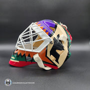 Nikolai Khabibulin Goalie Mask Game Worn 1998 Phoenix Coyotes Made and Painted by Greg Harrison-SOLD