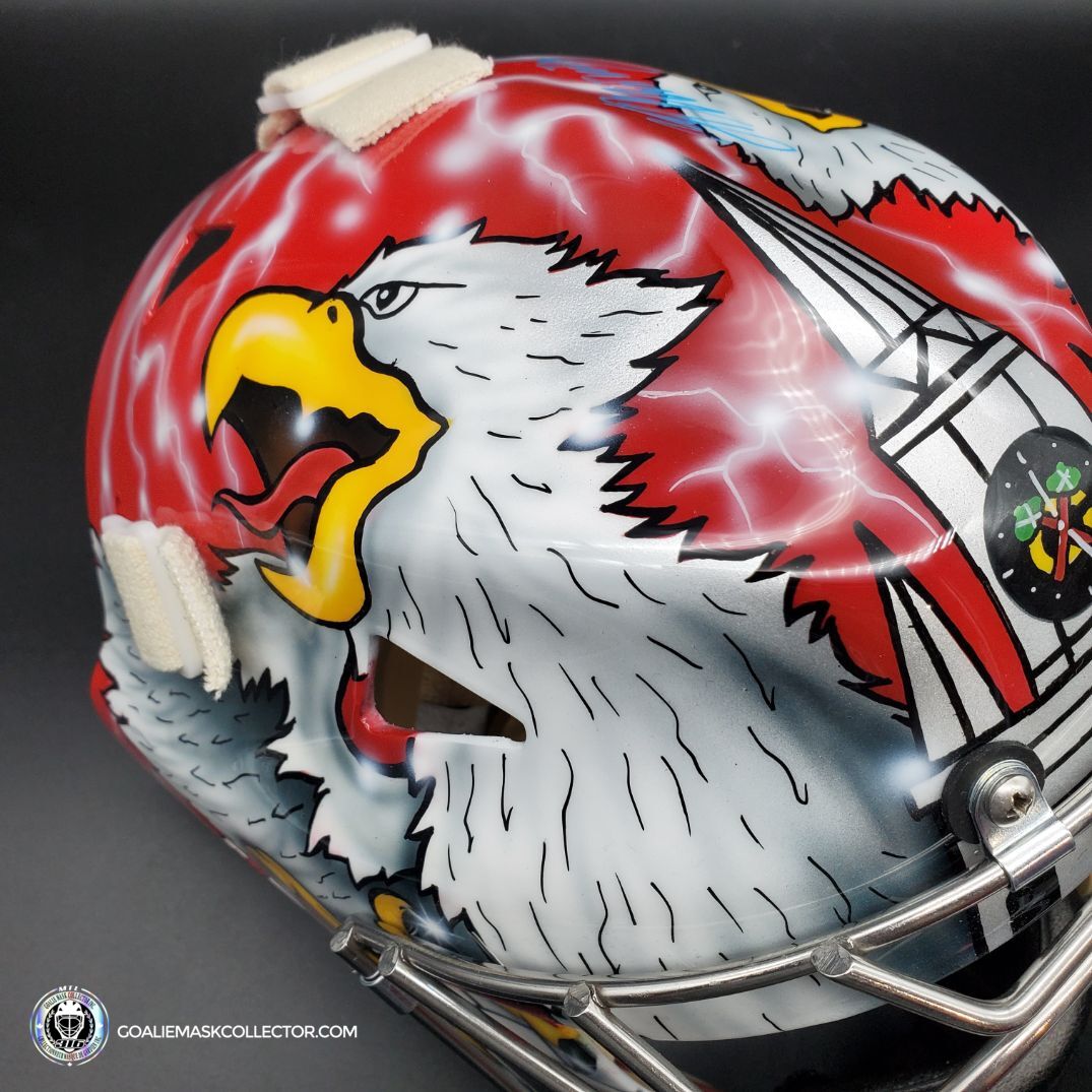 Nikolai Khabibulin Signed Goalie Mask Chicago Signature Edition