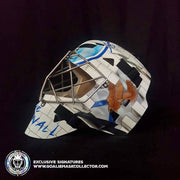 Nikolai Khabibulin Signed Goalie Mask Tampa Bay White Wall Signature Edition