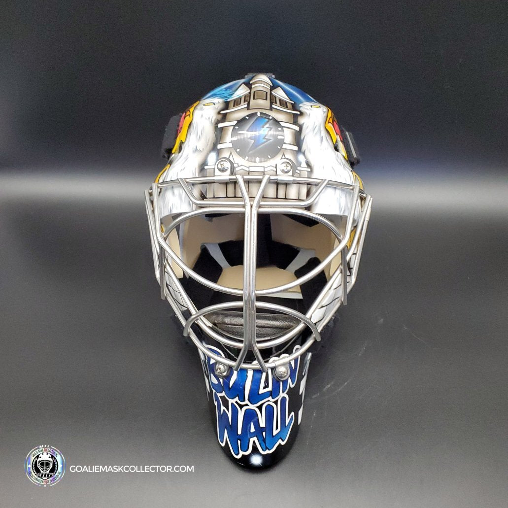 Nikolai Khabibulin Signed Goalie Mask Tampa Bay 2004 Cup Signature
