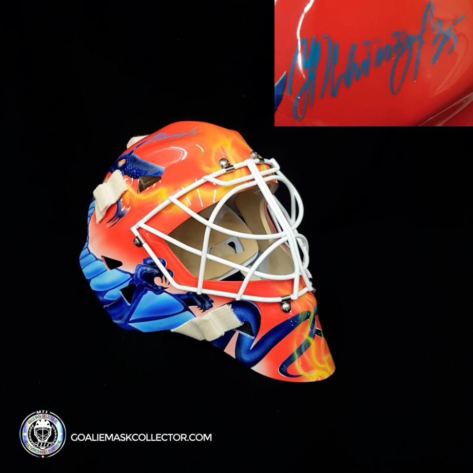 Nikolai Khabibulin Signed Goalie Mask Winnipeg Signature Edition. Goalie Mask Collector.