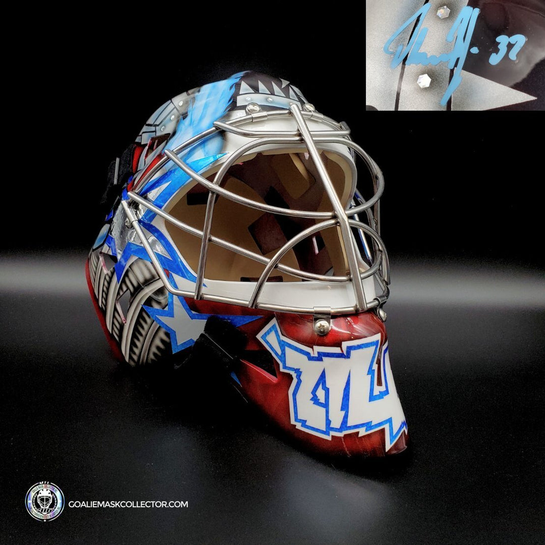 Olaf Kolzig Signed Goalie Mask Washington V1 Signature Edition. Goalie Mask Collector.