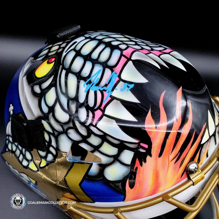 godzilla motorcycle helmet Olaf Kolzig Signed Goalie Mask Washington V2 2002 Signature E – Goalie Mask Collector These covers can reduce model-tcradvancedsl Airoh - Helmet Commander Size:9' 12wt