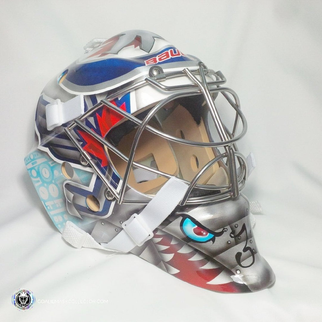 Ondrej Pavelec Unsigned Goalie Mask Winnipeg Tribute