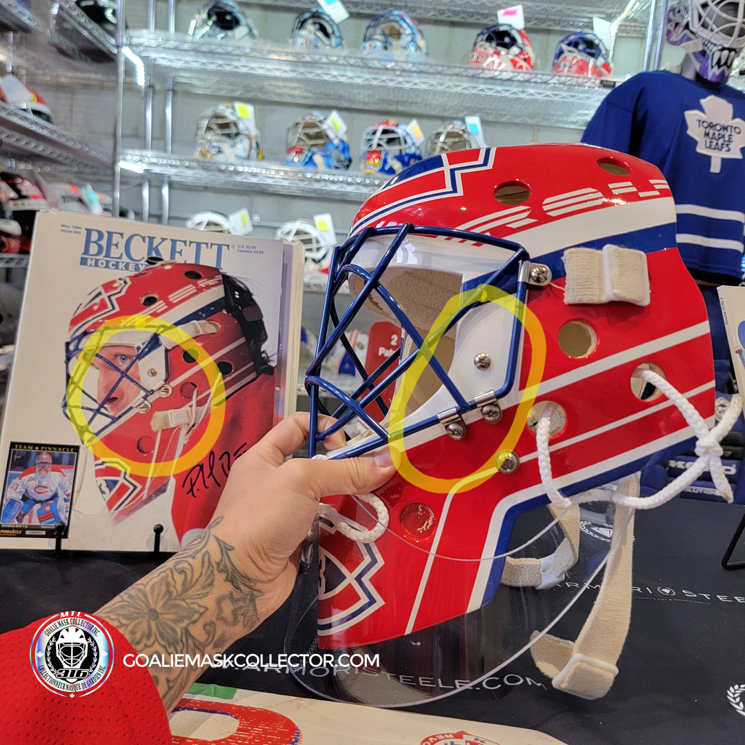 Patrick Roy Goalie Mask Replica LEFEBVRE Shell 1993 Montreal