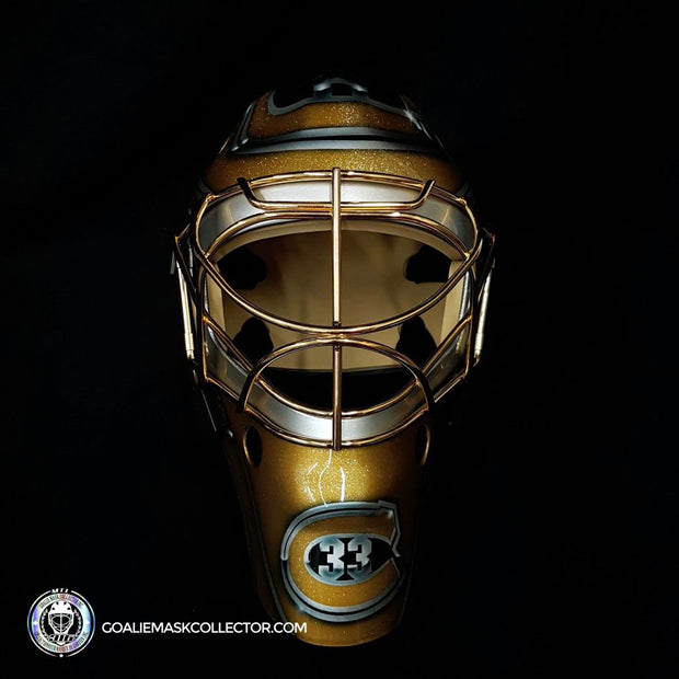 Patrick Roy "BLACK & GOLD Edition" Unsigned Goalie Mask Montreal Autographed LE Release of 5