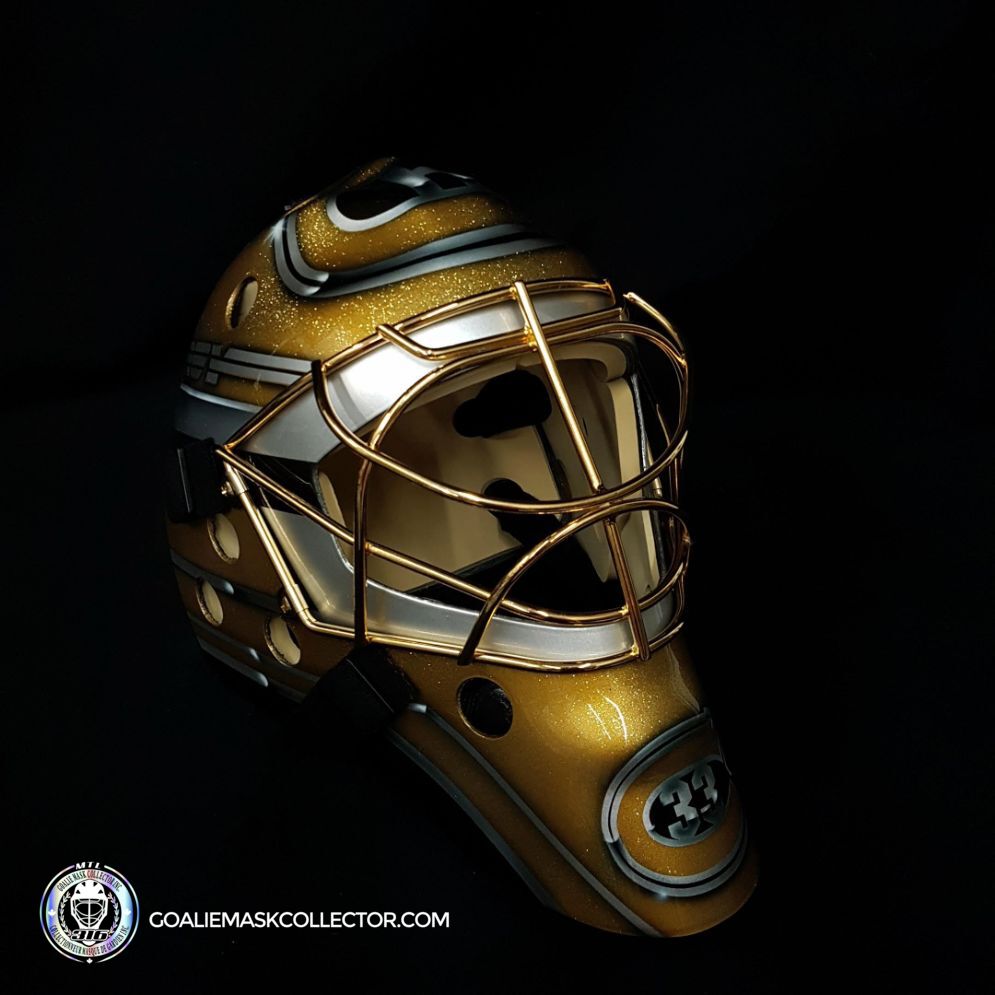 Patrick Roy "BLACK & GOLD Edition" Unsigned Goalie Mask Montreal Autographed LE Release of 5