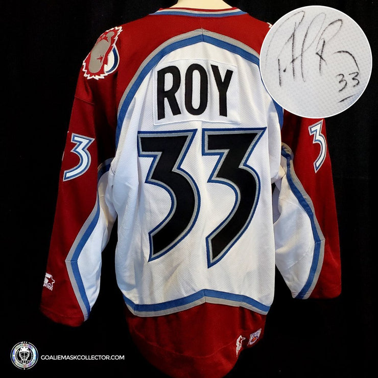 Patrick Roy Colorado Avalanche Signed Jersey - SOLD – Goalie Mask