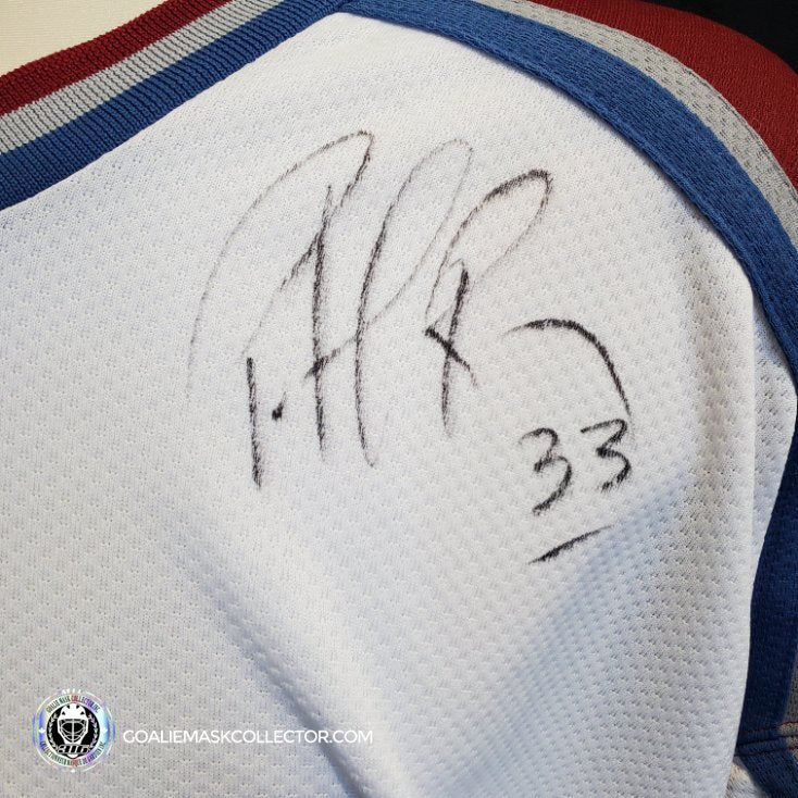 Patrick Roy Colorado Avalanche Signed Retired Jersey Number 23x19 Frame -  NHL Auctions