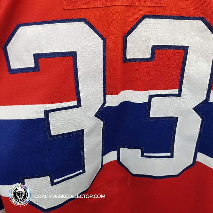 Patrick Roy Game Worn Jersey Montreal Canadiens Red Early 1993-95 Seasons AS-02192-SOLD
