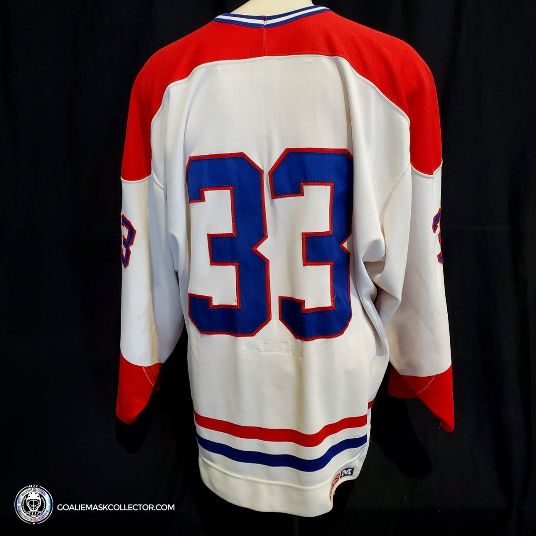 Patrick Roy Game Worn Jersey Montreal Canadiens White Circa