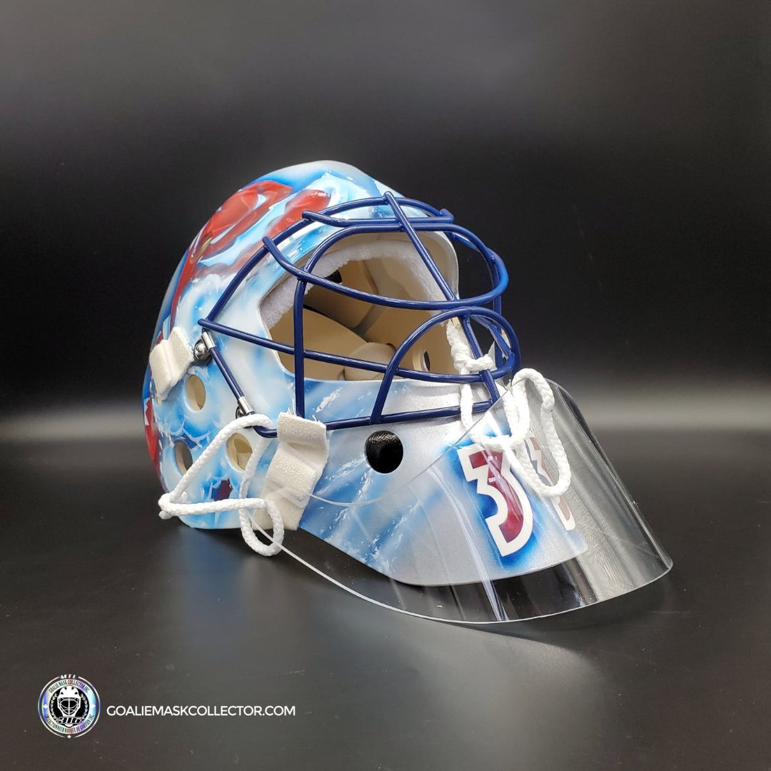 Patrick Roy Goalie Mask Unsigned Colorado Gen 3 Classic + Throat guard included