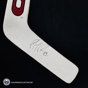 Patrick Roy Goalie Stick Junior Size Signed Koho White Colorado Avalanche Dated 21-09-96 - SOLD