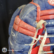 Patrick Roy Game Worn Goalie Pads KOHO REVOLUTION Full Set 1993-94 Montreal Canadiens Glove Blocker and Pads Photomatched AS-02646 (gloves) + AS-02467 (pads)