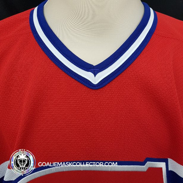 Patrick Roy Montreal Canadiens Signed Autographed Red Custom Jersey –