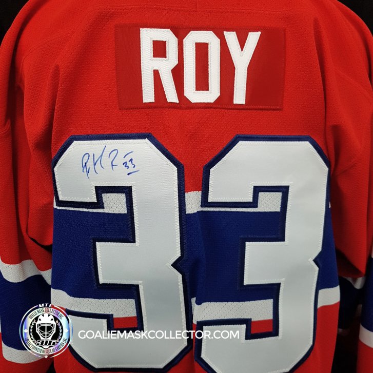 Patrick Roy Montreal Canadiens Signed Jersey CCM Authentic Vintage - SOLD OUT
