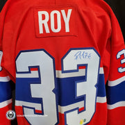 Patrick Roy Montreal Canadiens Signed Jersey CCM Authentic Vintage With Laces - SOLD OUT