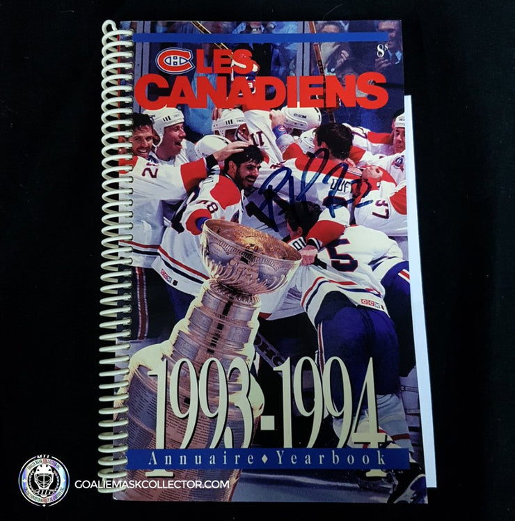 Patrick Roy Signed 1993-1994 Yearbook AS-00886