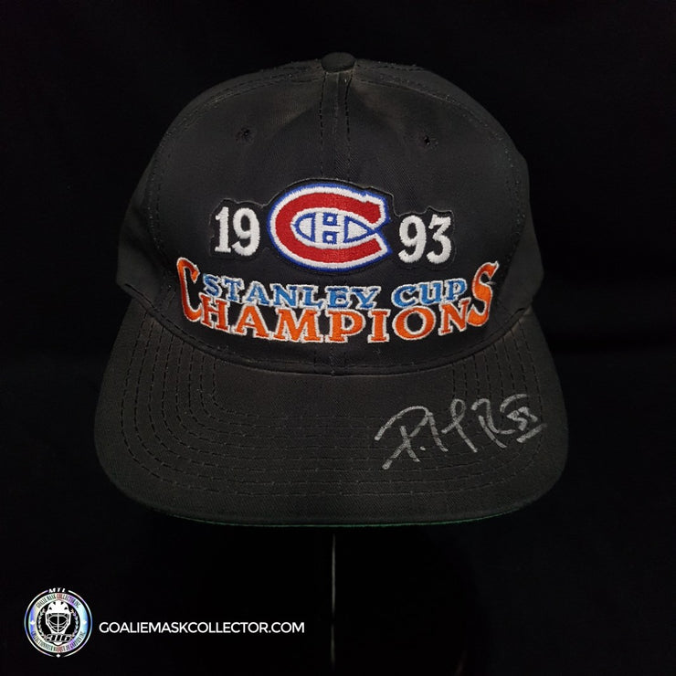 Patrick Roy Signed 1993 Stanley Cup Champions Cap