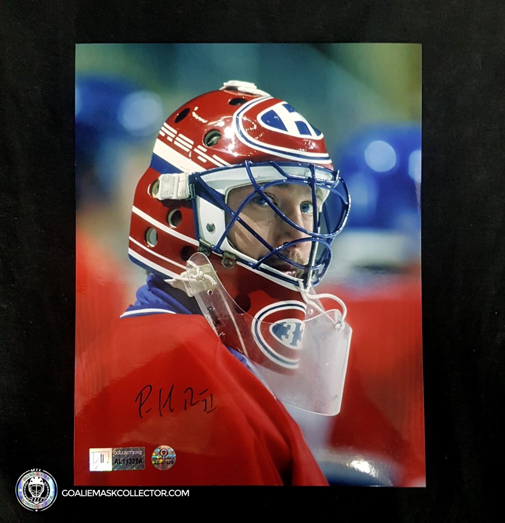 Patrick Roy Signed 8 x 10 inch Image AS-00825 - SOLD