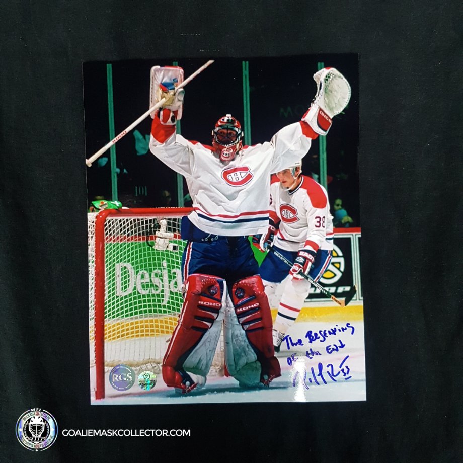Patrick Roy Signed 8 x 10 inch Image AS-00829 -SOLD