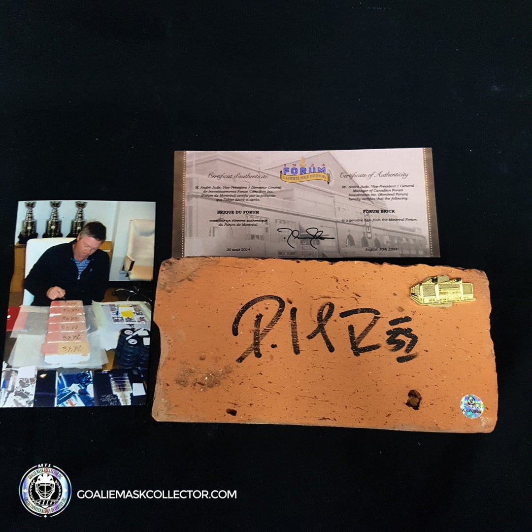 Patrick Roy Signed Brick Montreal Canadiens Forum Original - SOLD