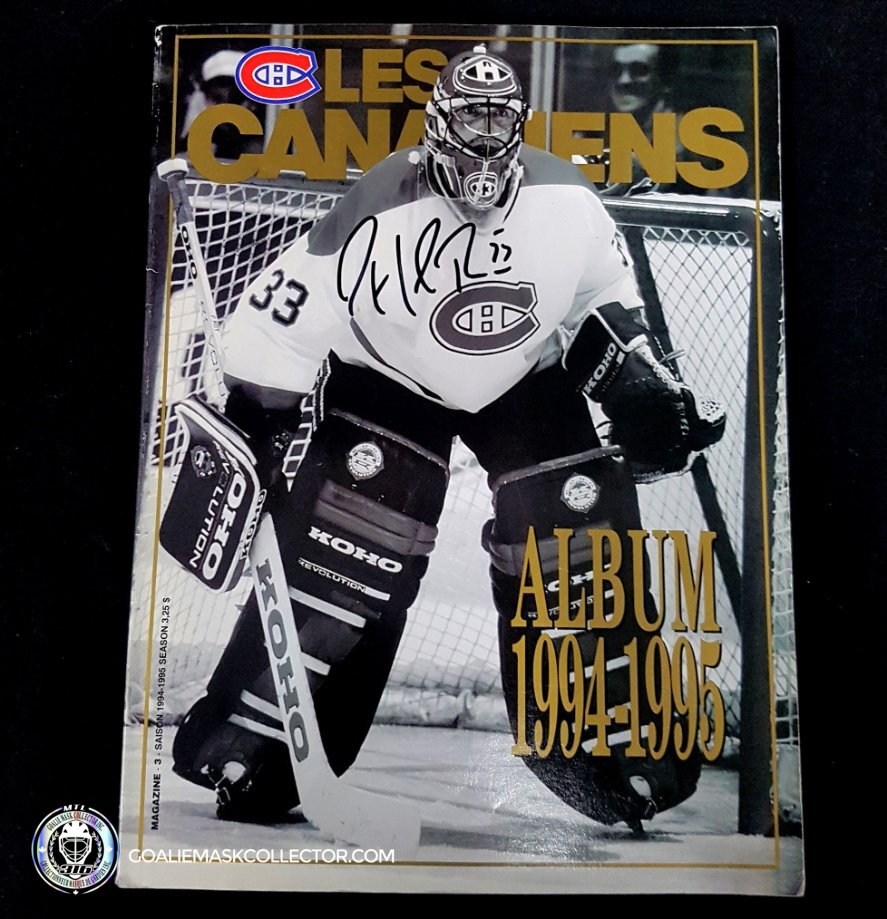 Patrick Roy Signed Les Canadiens Vol. 10 #3 Magazine Album 1994-1995