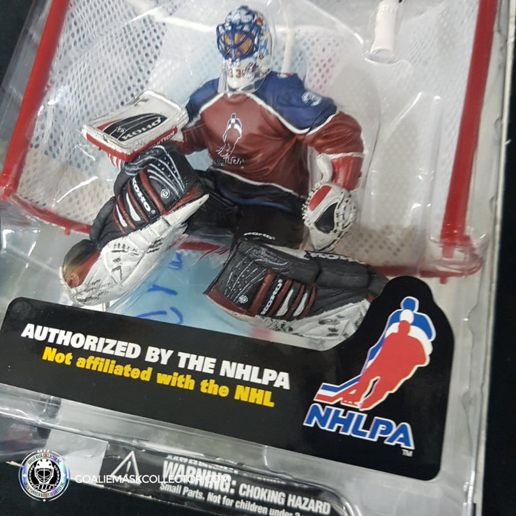 Patrick Roy Signed McFarlane NHLPA Colorado Avalanche Figurine AS-00836 - SOLD